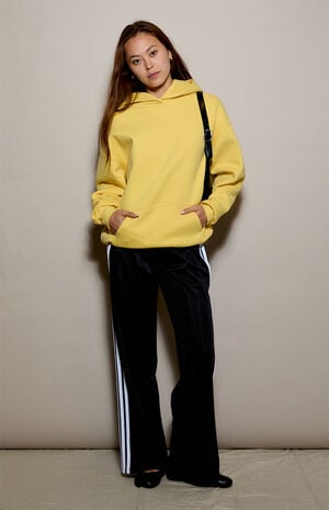 Yellow Ultra Soft Fleece Hoodie image number 1