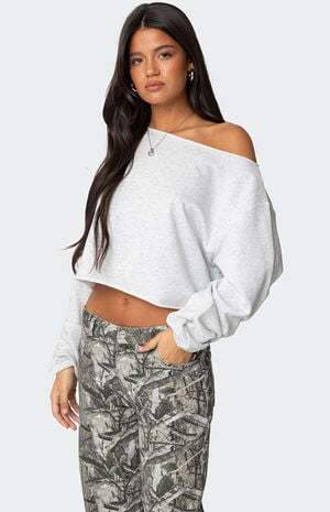 Aveline Off Shoulder Light Sweatshirt image number 3