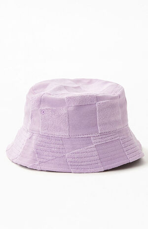 Lavender Multi Checker Bucket Hat image number 3