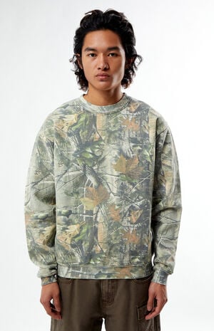 Camo Crew Neck Sweatshirt