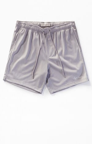 Gray Pacific Sunwear Aaron Mesh Volley Shorts