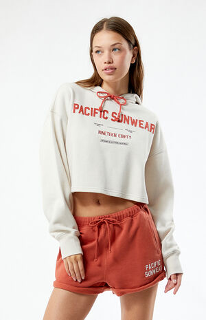 Pacific Sunwear Cropped Boxy Hoodie image number 2