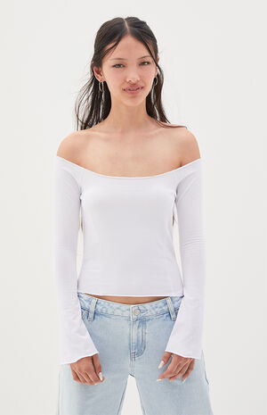 Adalyn Off-The-Shoulder Long Sleeve Top image number 2