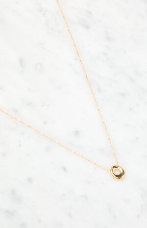 O Initial 14K Gold Plated Necklace image number 2