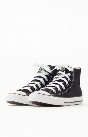 Kids Black & White Chuck Taylor All Star High Top Shoes image number 2