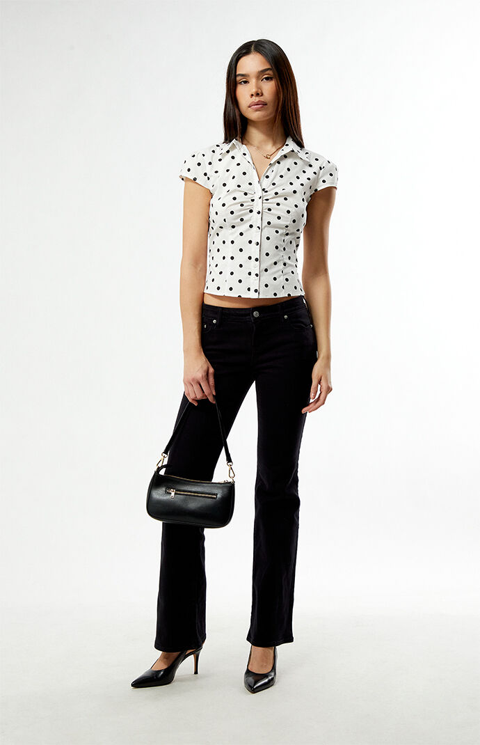 Beverly and Beck Audrey Button Up Collar Top