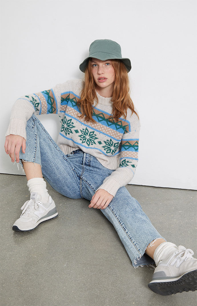 Light Blue High Waisted Straight Leg Jeans