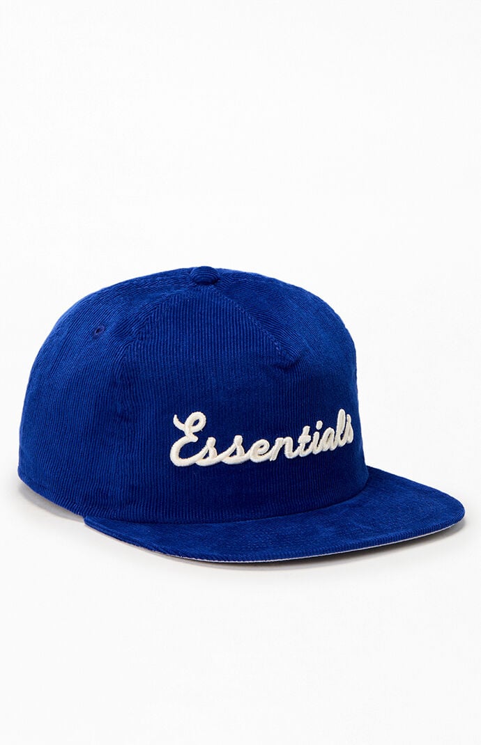 Fear of God ESSENTIALS x New Era LA Dodgers Corduroy 19TWENTY Snapback Hat