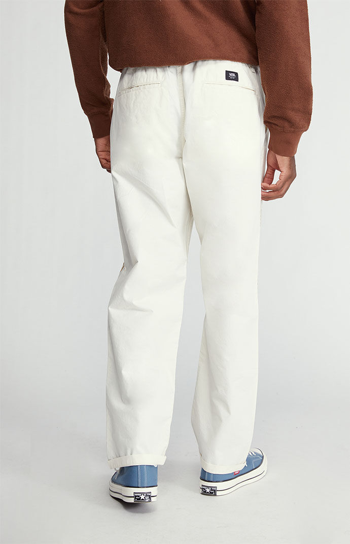 Vans pants white top