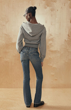 The Sami Zip Up Cropped Hoodie image number 2