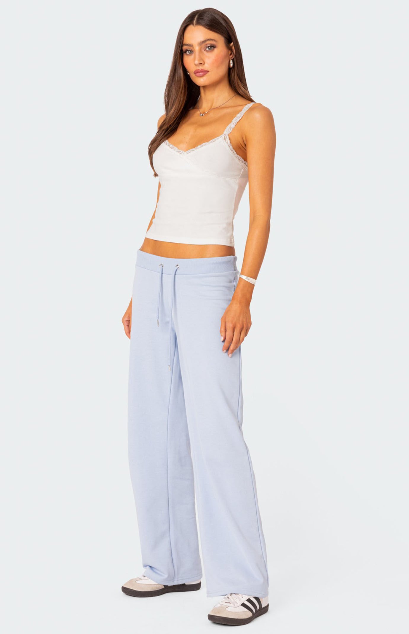 ★INSTANTFUNK★Pigeudaing standard sweat pants Edikted Gingham Boxer Detail Sweatpants | PacSun