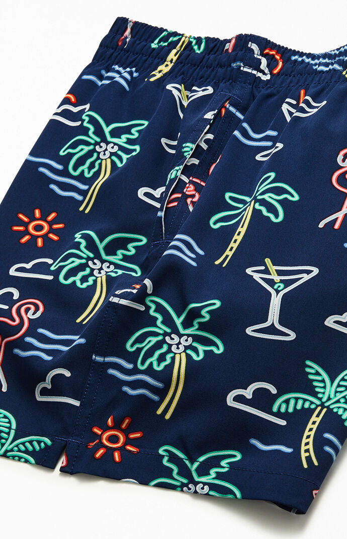 Neon Lights 15" Swim Trunks