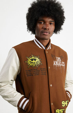 Drain Out Varsity Jacket image number 3