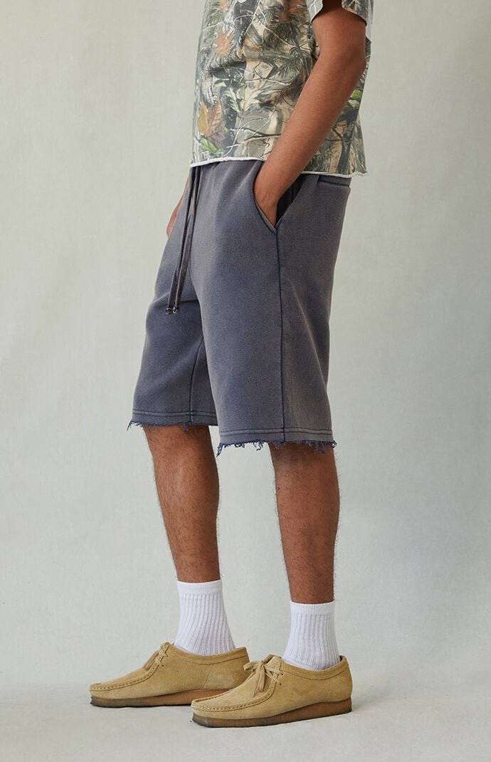 Pacsun Grey Fleece Baggy Sweat Shorts