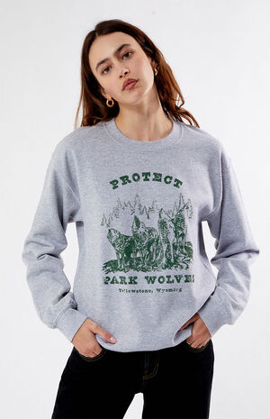 Protect Park Wolves Crew Neck Sweatshirt image number 2