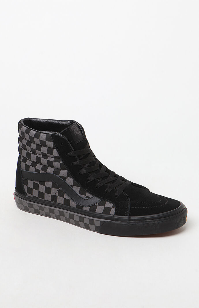 vans sk8 hi black checkerboard vans sk8 hi black checkerboard