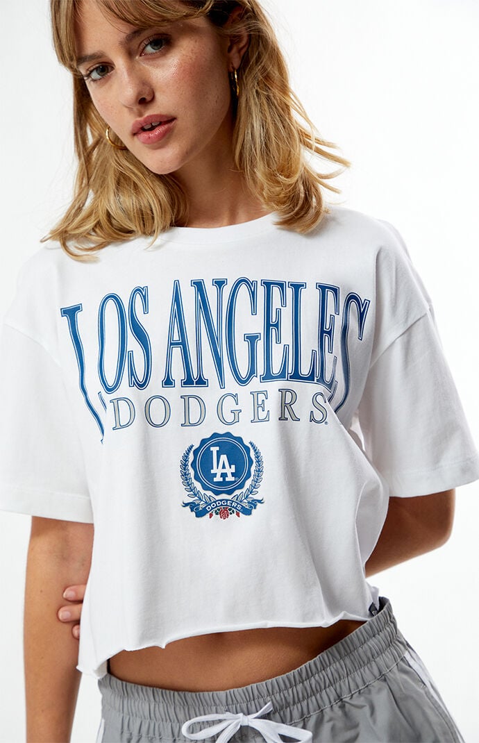 New Era LA Dodgers Cropped T-Shirt | Pacsun