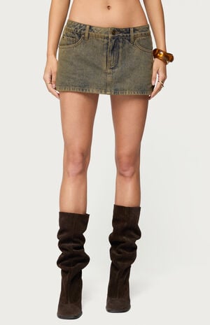 Camelia Denim Mini Skort image number 1