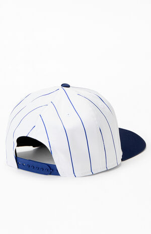 LA Dodgers 9FIFTY Satin Pinstripe Snapback Hat image number 2