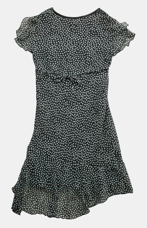 2000s Polka Dot Ruffle Knee Length Dress image number 2