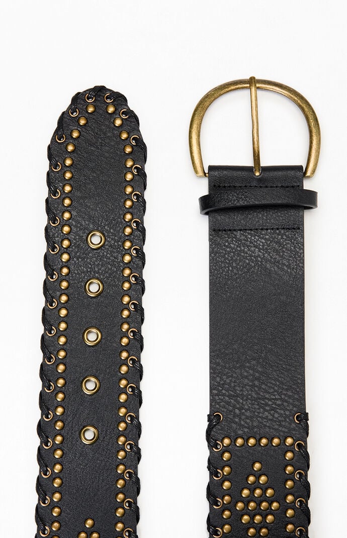 Pacsun Whipstitch Studded Belt