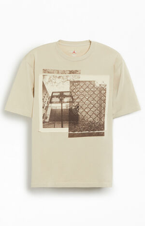 x UNION x Bephies Beauty Supply Beige T-Shirt image number 1