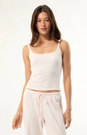 Lounge Striped Tank Top image number 2