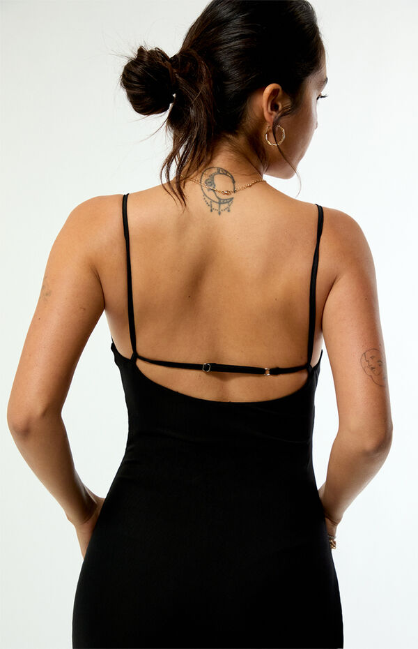 artisanal pink maxi dress Embellished Scoop-Neck Backless Maxi Dress in Pink - 8