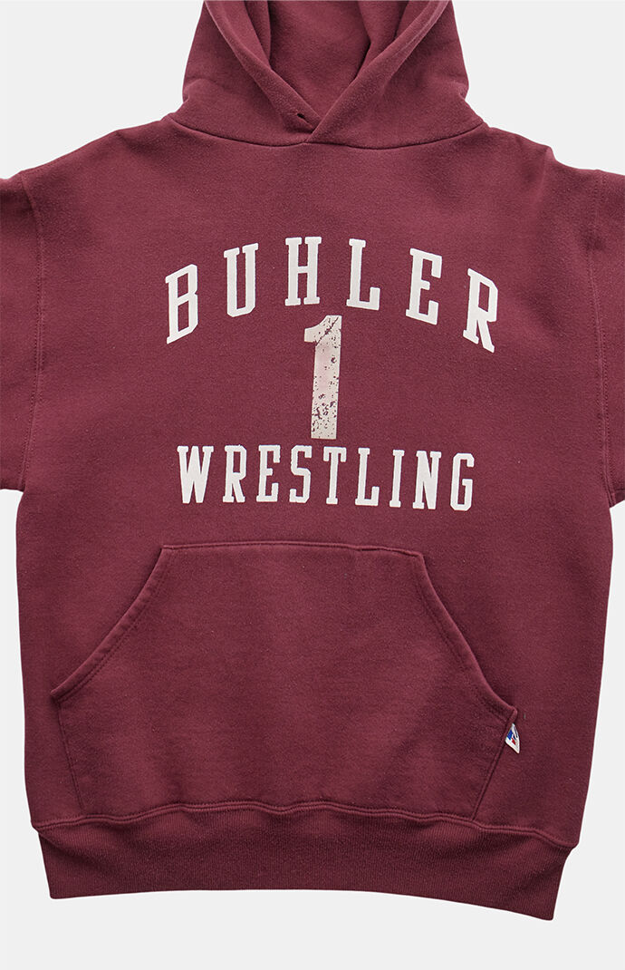 PS VINTAGE '90s Buhler Wrestling Russell Pullover Hoodie