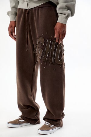 Ghost Applique Baggy Sweatpants image number 2
