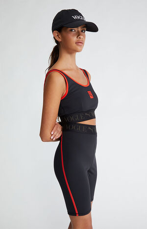 x Vogue Black Bike Shorts image number 3