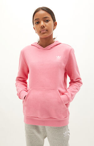 Kids Pink Essentials Hoodie image number 1