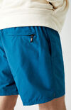 Blue Primary Nylon Volley Shorts Blue Primary Nylon Volley Shorts image number null