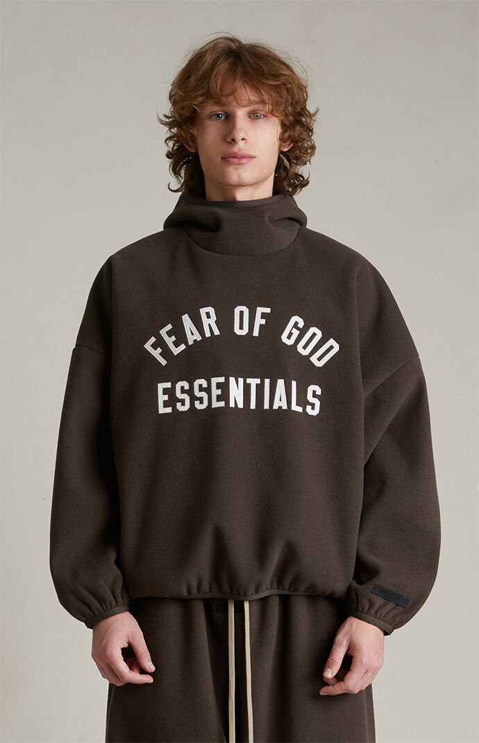 ESSENTIALS FEAR OF GOD ブラウン パーカー Fear of God Essentials FW20 Hoodie 'Rain Drum' FOG-FW20-164