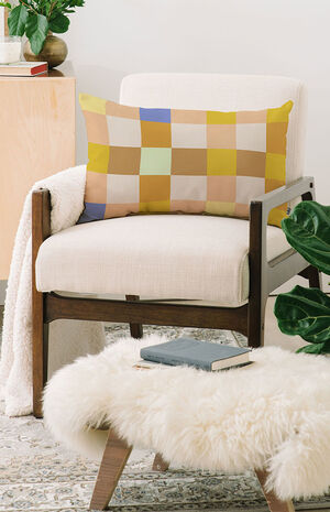 Pink Large Oblong Throw Pillow image number 2