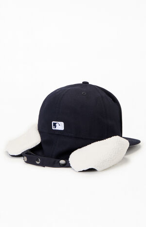NY Yankees Winter Dog Ear Fitted Hat image number 2