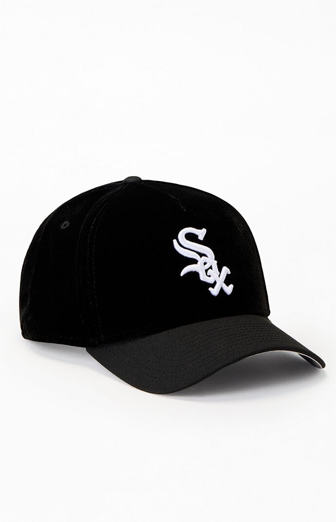 New Era x PS Reserve Black Chicago White Sox 9FORTY Velvet Snapback Hat