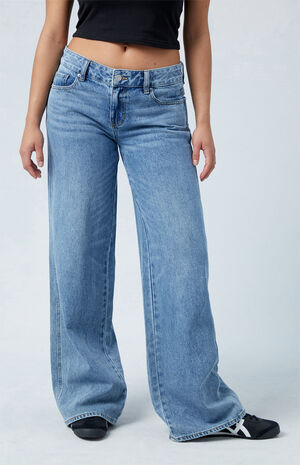 PacSun Eco Medium Indigo Low Rise Baggy Jeans