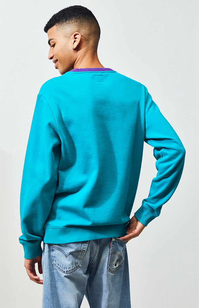 guess roy flc crew neck sweatshirt