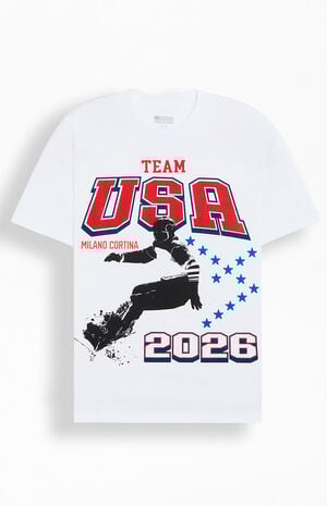 Milano Cortina Team USA Snowboarding Stars T-Shirt image number 1
