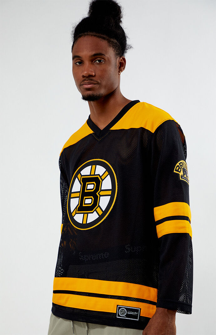 Mitchell Ness Fashion Mesh V Neck Jersey Boston Bruins