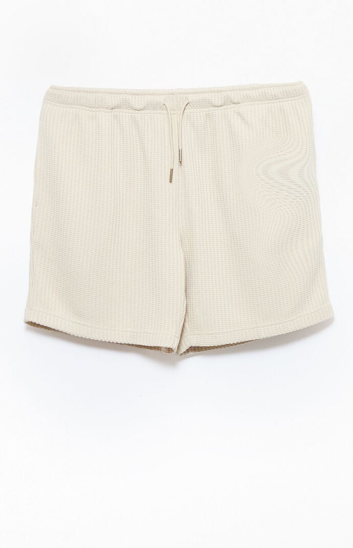 Pacsun Cream Waffle Knit ShortsÂ 