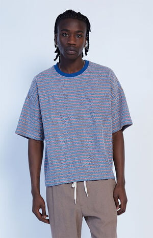 Textured Cropped Oversized T-Shirt image number 1