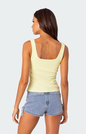 Lola Ribbed Tank Top image number 4