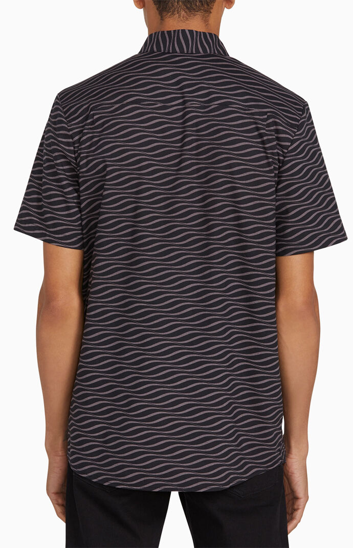 Levstone Vibes Short Sleeve Button Up Shirt