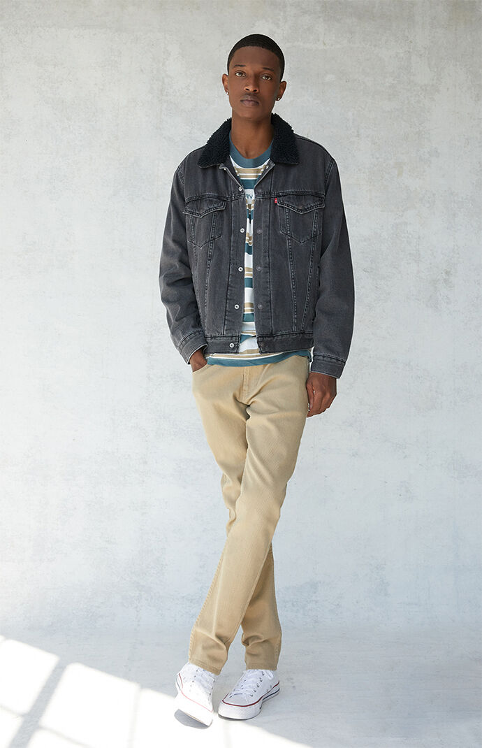 Pacsun khaki top skinny jeans
