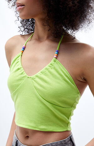 Beaded Halter Top image number 2