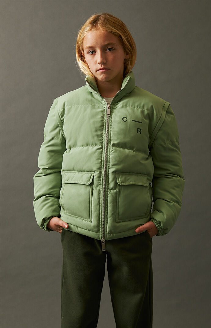 Kids Eco Hybrid Puffer Jacket | PacSun