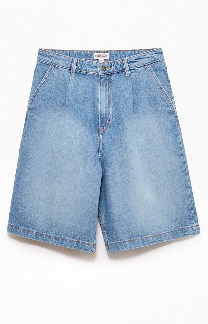 Guess Jeans Medium Blue Baggy Denim Shorts