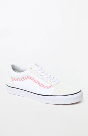 Sidestripe V Old Skool White Shoes image number 2